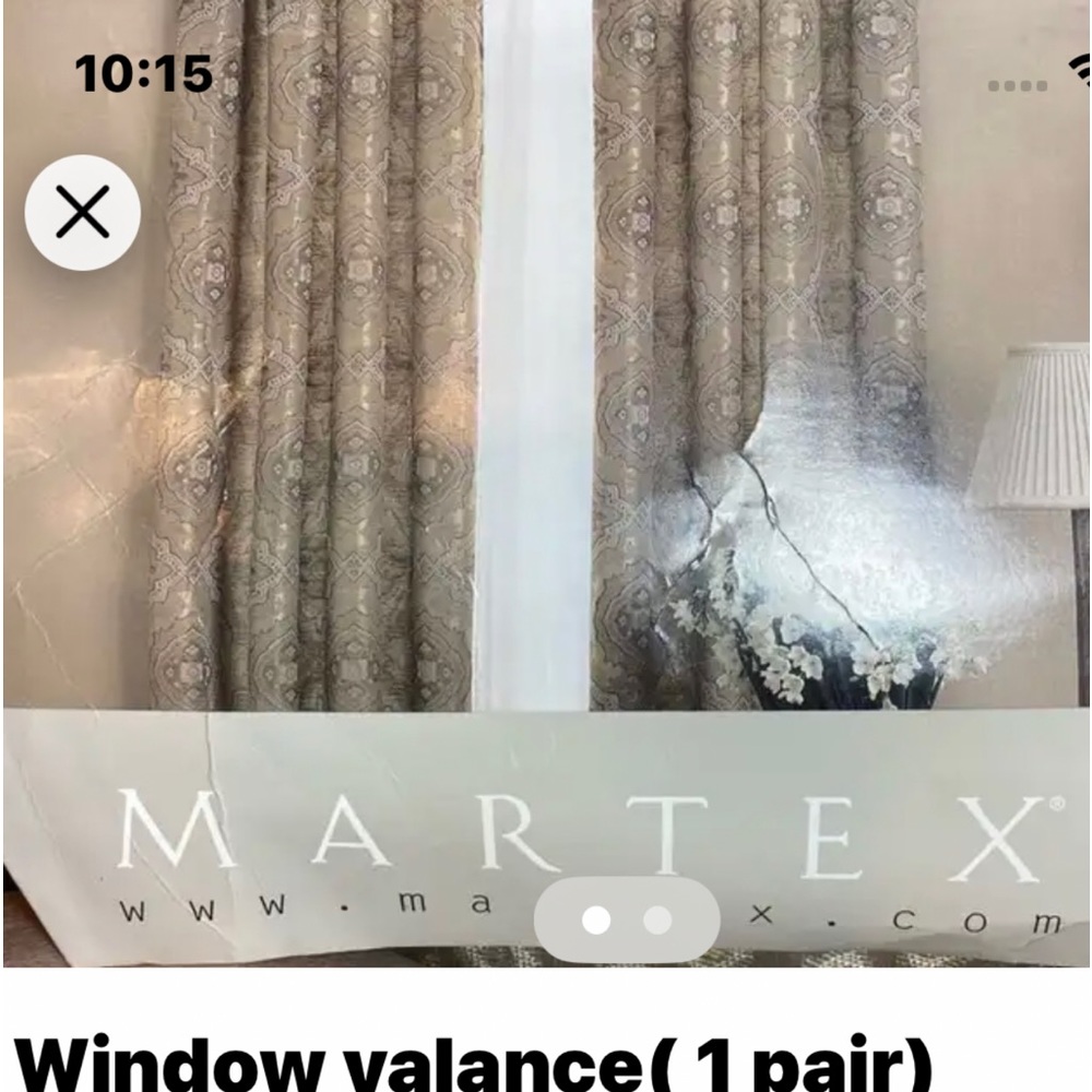 Window Valance by Martel